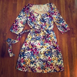Old Navy Multicolored Floral Dress, Sz M 